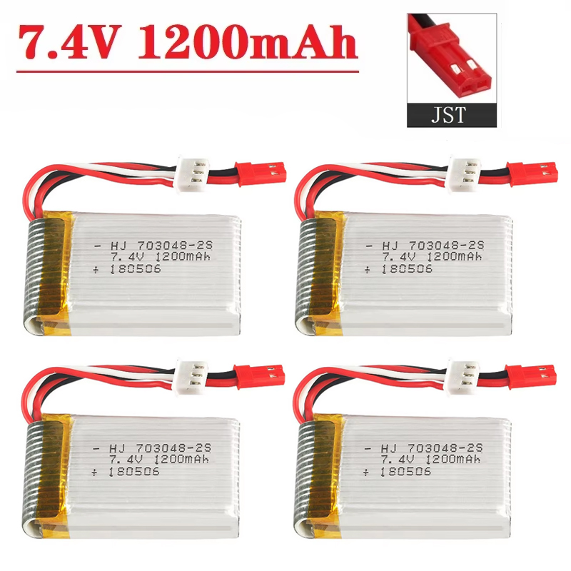 Rc Helicopter Parts - بطارية ليبو 2S 7.4 فولت 1200