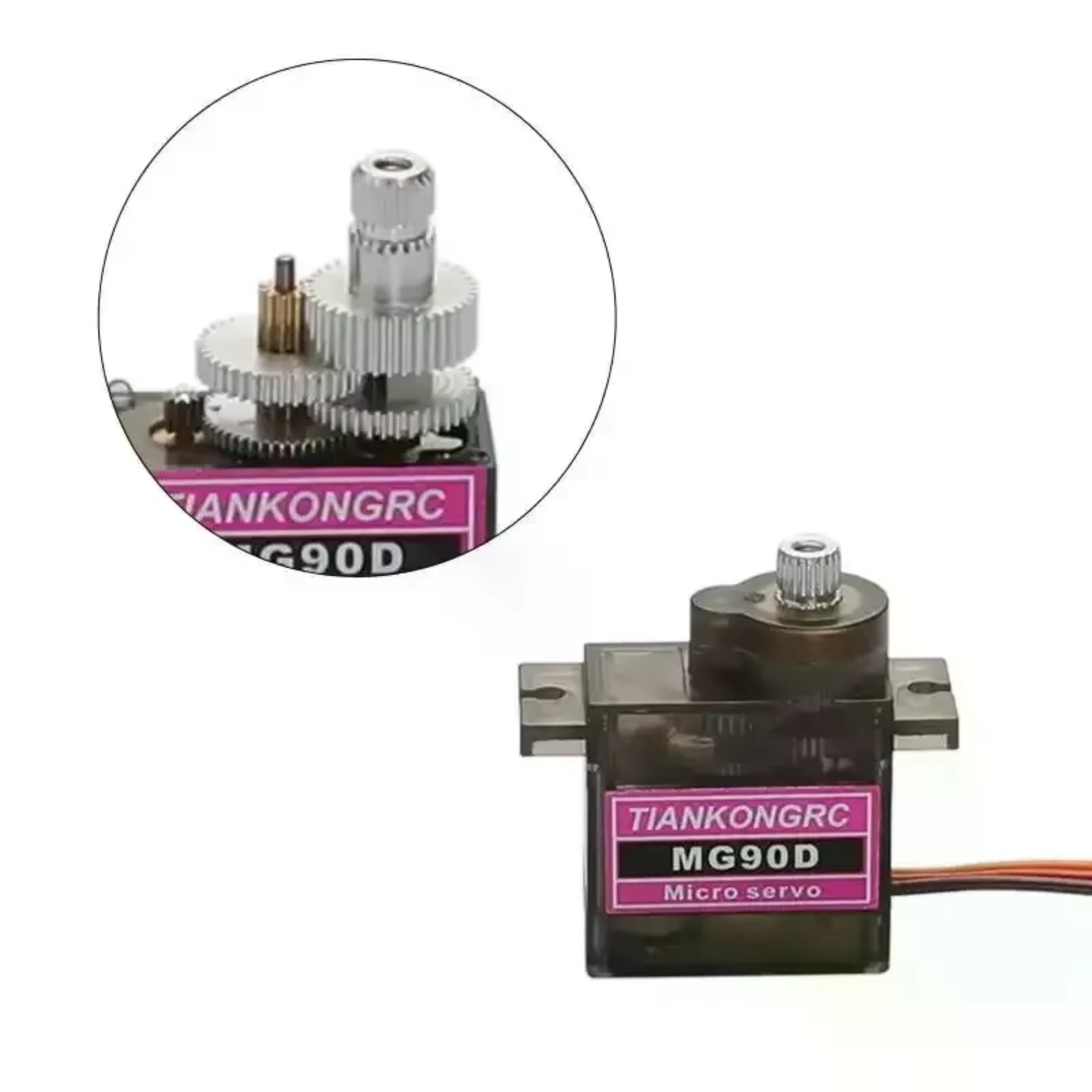 Rc Helicopter Servo - سيرفو معدني MG90D بوزن 9 جرام