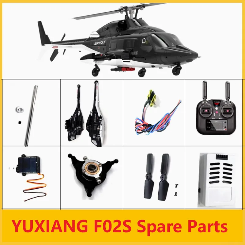 Rc Helicopter Coaxial - قائمة قطع الغيار لـ YUXIANG F02S