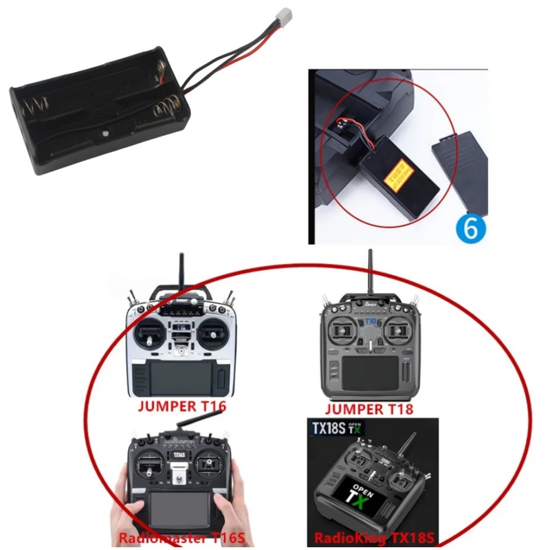علبة صندوق بطارية RadioMaster  - مراجعة Rc Helicopter Remote Control وسعره