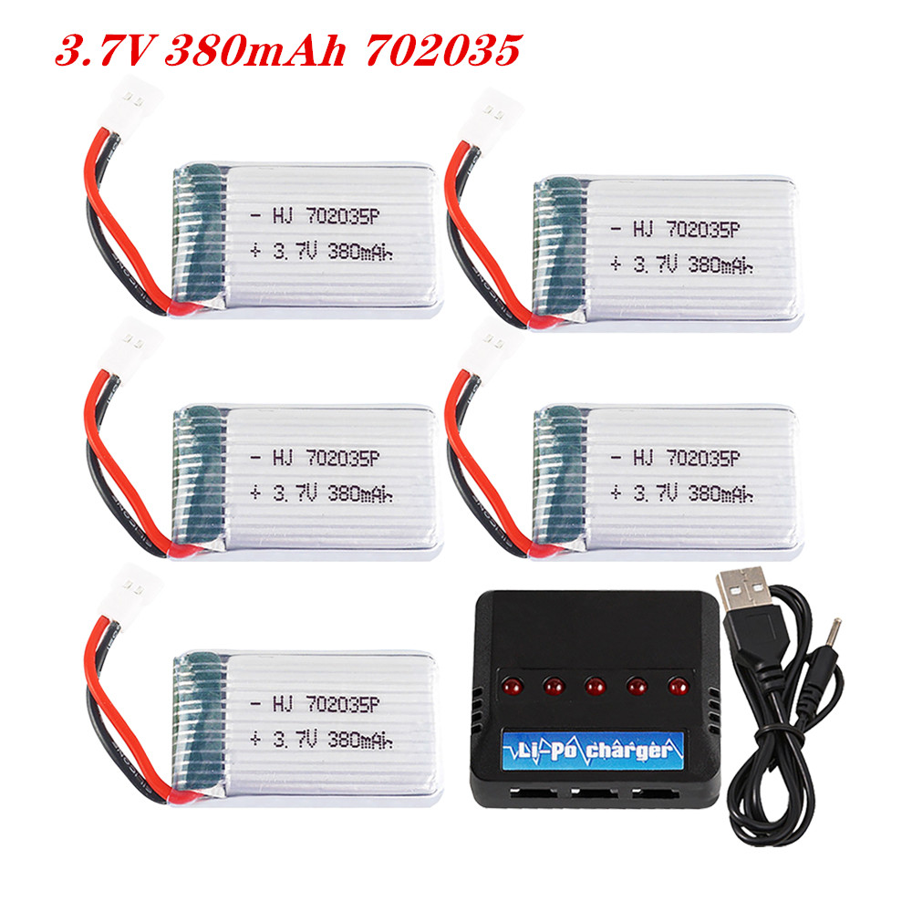 3.7V 380mah 702035 يبو بطارية  - مراجعة Rc Helicopter Parts وسعره