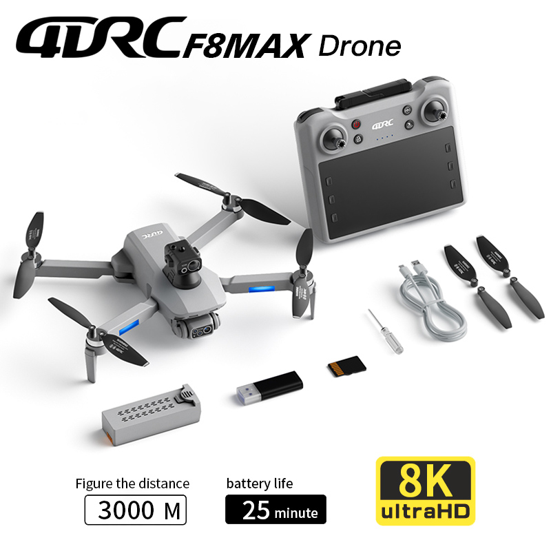 F8 MAX GPS الطائرة بدون طيار ا - مراجعة Rc Helicopter Electric وسعره